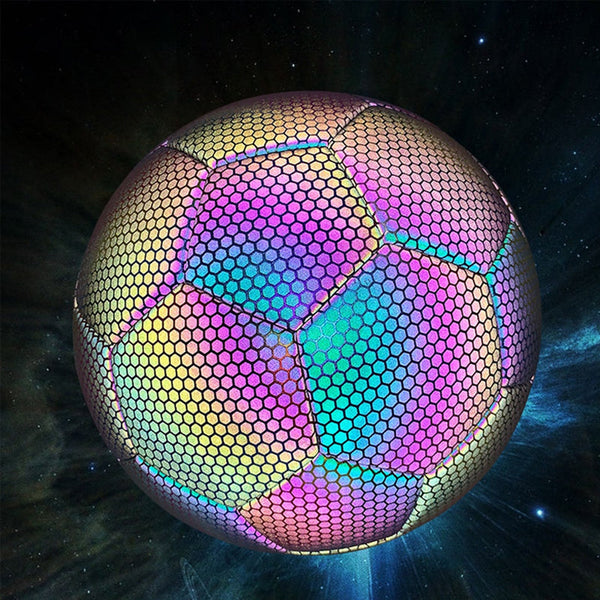 Reflective Football Glow In The Dark Soccer Ball Size 5 Training Material Balls