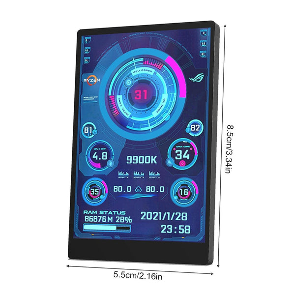 3.5 Inch Ips Type C Interface Secondary Screen Computer Hdd Monitor Monitors