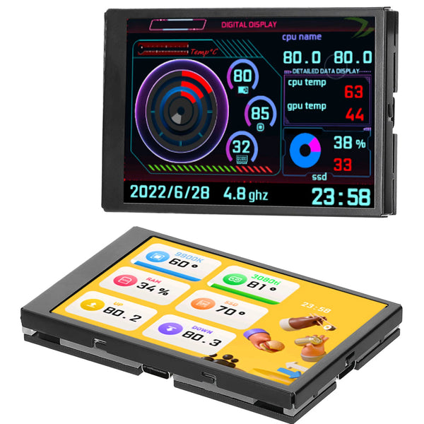 3.5 Inch Ips Type C Interface Secondary Screen Computer Hdd Monitor Monitors