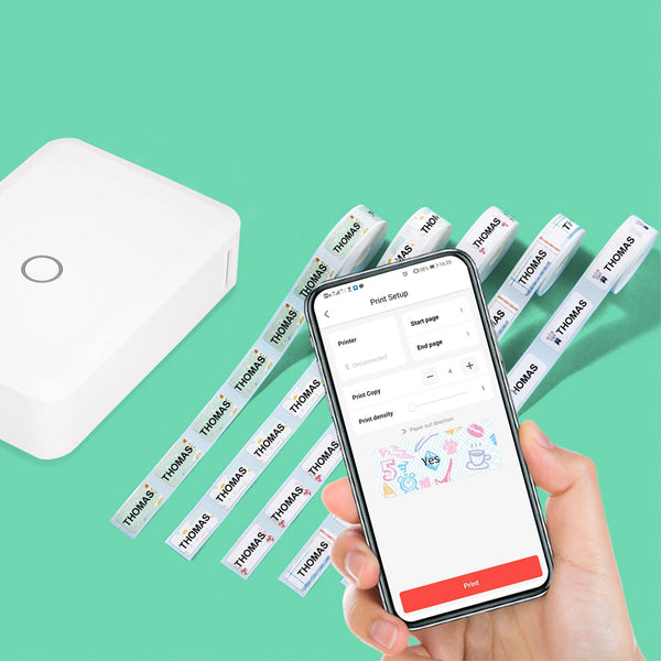 Wireless Label Maker Machine App Support Usb Rechargeable Label Printers