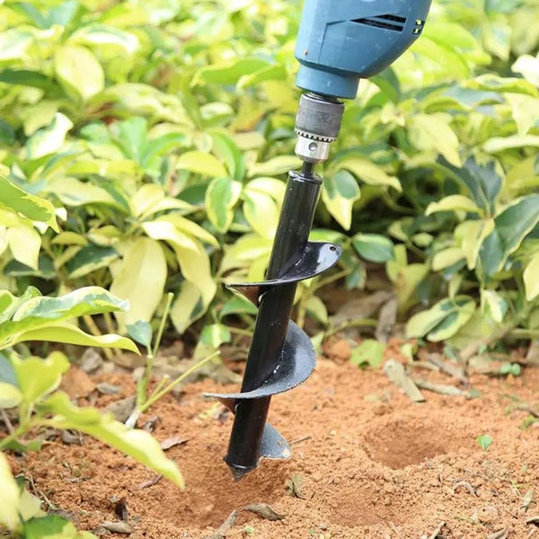 Planter Garden Auger Spiral Drill Planting Hole Soil Digger Post Hole Diggers & Augers
