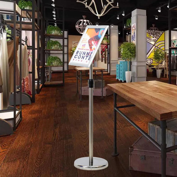A4 Floor Poster Stand Sign Holder Business Menu Display Display Stands