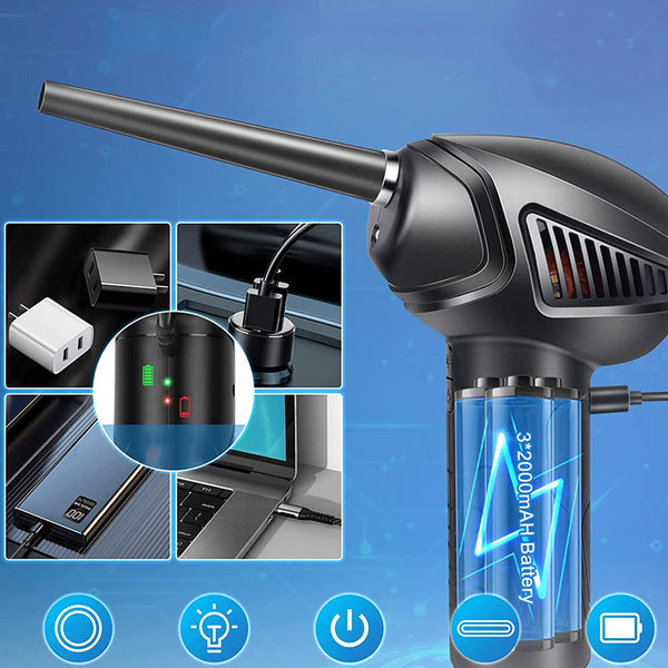 Electric Cordless Air Duster Blower For Computer Keyboard Cleaning Equipment & Kits