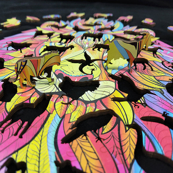 Colorful Mysterious Animal Toy Jigsaw Puzzle Puzzles