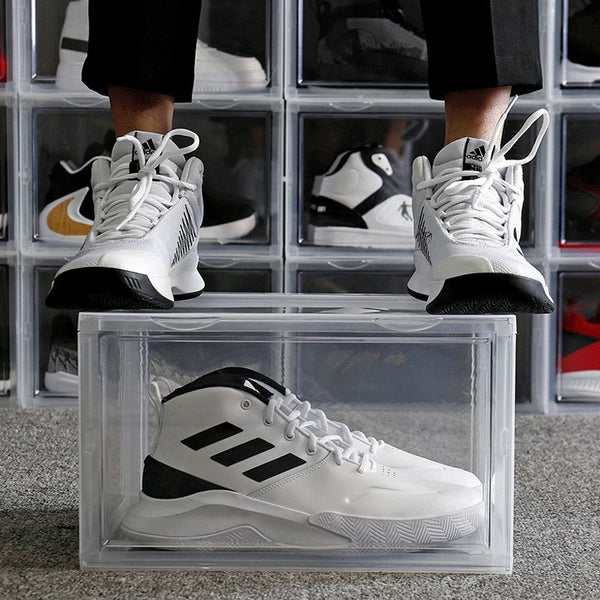 1/3 Pcs Clear Acrylic Stackable Premium Shoe Display And Organizer Shoe Organisers