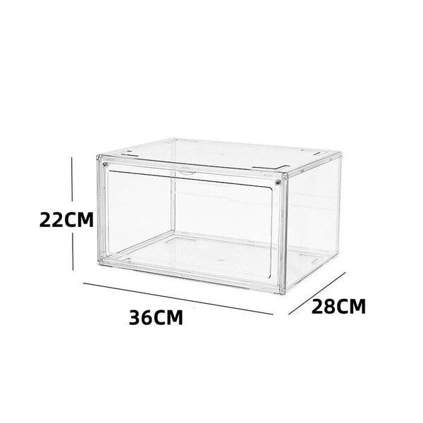 1/3 Pcs Clear Acrylic Stackable Premium Shoe Display And Organizer Shoe Organisers