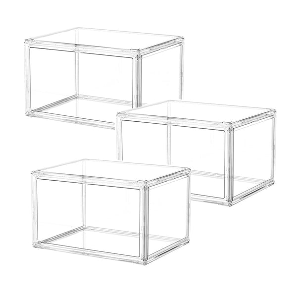 1/3 Pcs Clear Acrylic Stackable Premium Shoe Display And Organizer Shoe Organisers