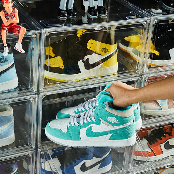 1/3 Pcs Clear Acrylic Stackable Premium Shoe Display And Organizer Shoe Organisers