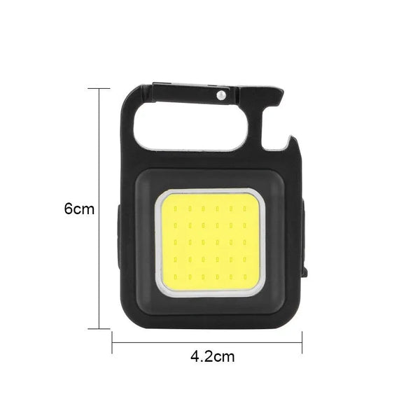 Mini Waterproof Pocket Torch Led Keychain Flashlight Usb Charging Torches