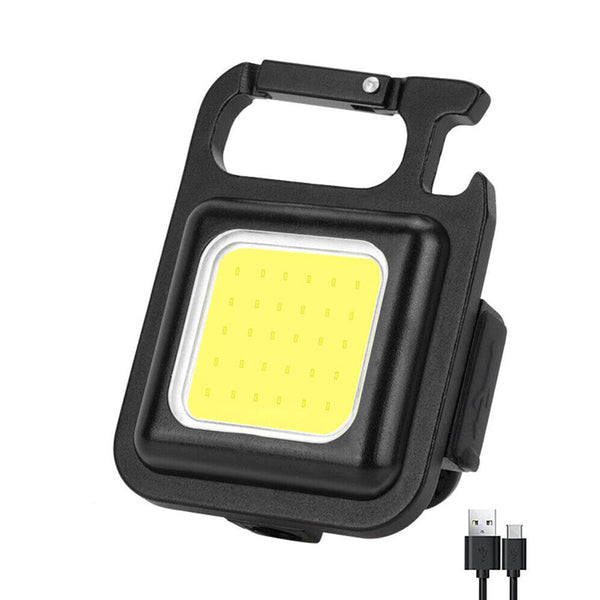 Mini Waterproof Pocket Torch Led Keychain Flashlight Usb Charging Torches