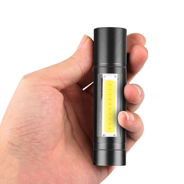 Super Bright Camping Torch Lamp Cob Mini Led Flashlight Usb Charging Torches