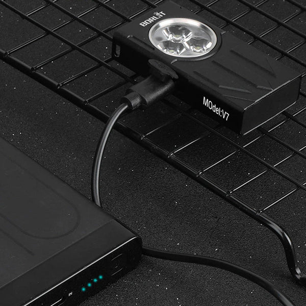 Waterproof Led Light Keychain Torch Lamp Flashlight Usb Rechargeable 1100 Lumens Torches