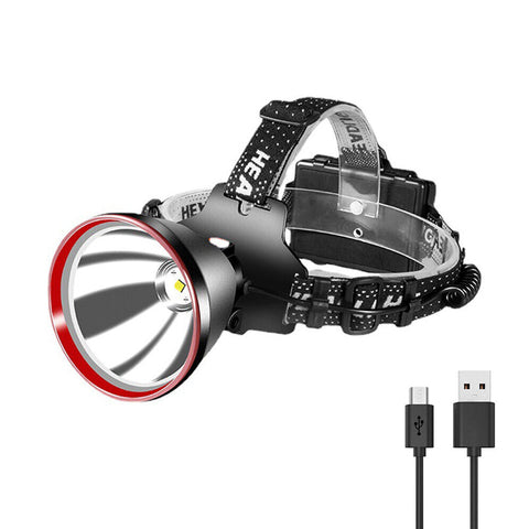 Bright Led Head Lamp And Emergency Power Bank Usb Charging Head Torches
