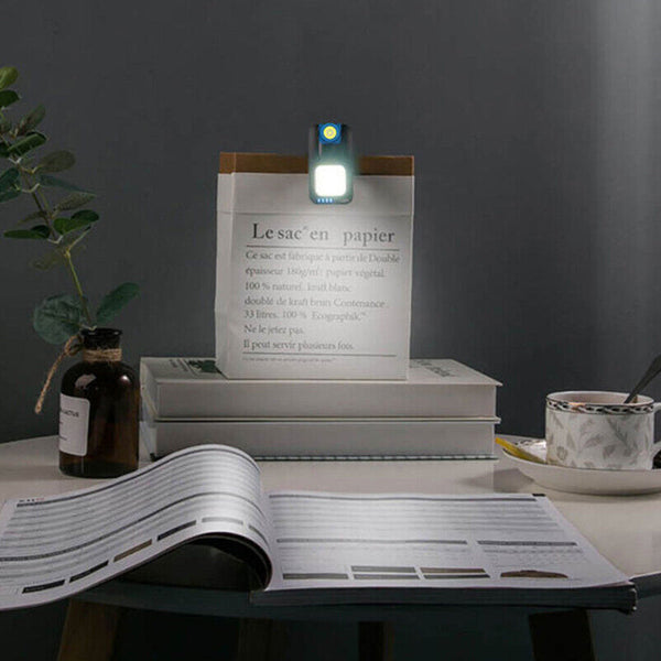 Mini Led Flashlight Keychain Cob Work Light Usb Rechargeable Flashlights