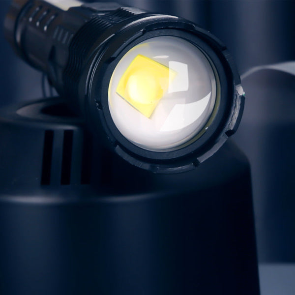 30W 14Led Tactical Flashlight White Laser Torch Lamp Usb Charging Flashlights