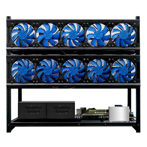 3 Layer 12 Gpu Motherboard Bracket Fixing Frame Mining Machine Case Parts & Accessories