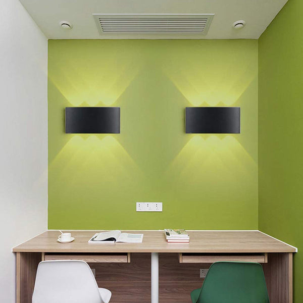 6 Led Modern Wall Light Cube Sconce Fixture Lamp Cool/Warm Lamps