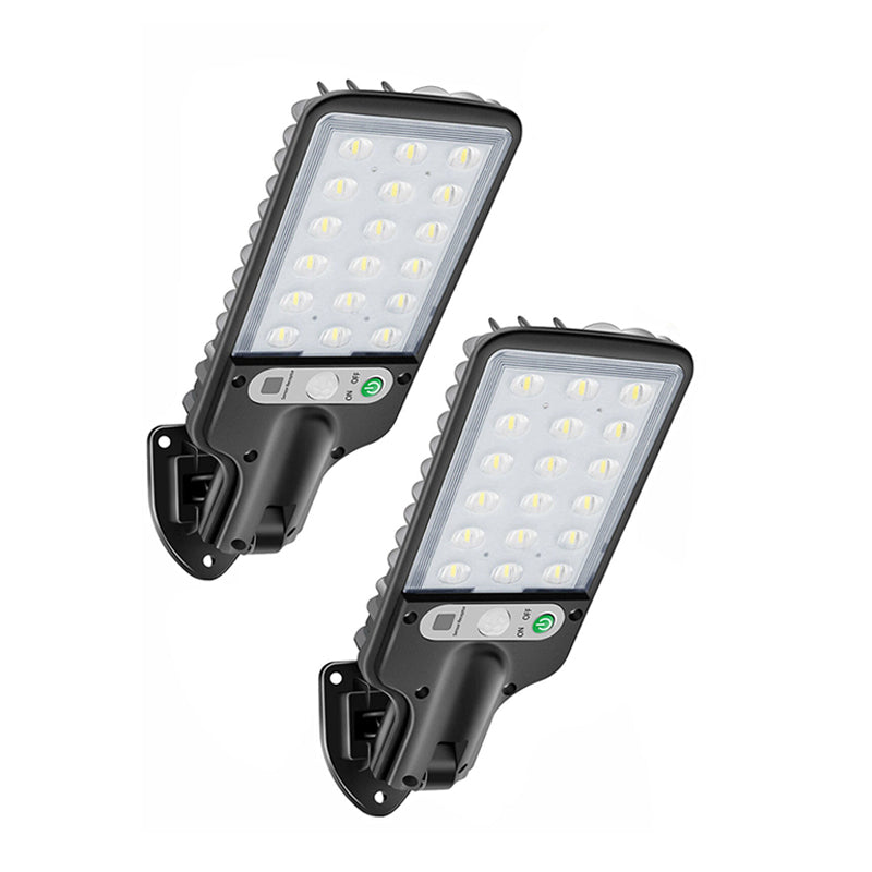 2 Pcs Led Motion Sensor Security Flood Light Solar Powered Security & Floodlights