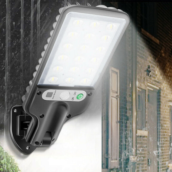 2 Pcs Led Motion Sensor Security Flood Light Solar Powered Security & Floodlights