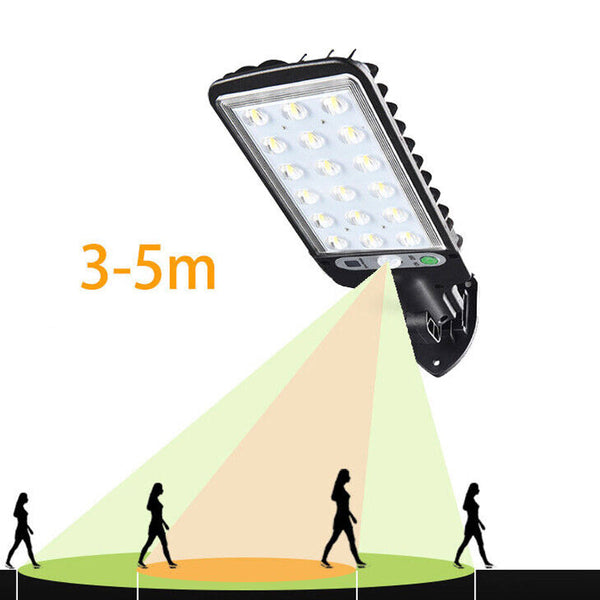 2 Pcs Led Motion Sensor Security Flood Light Solar Powered Security & Floodlights