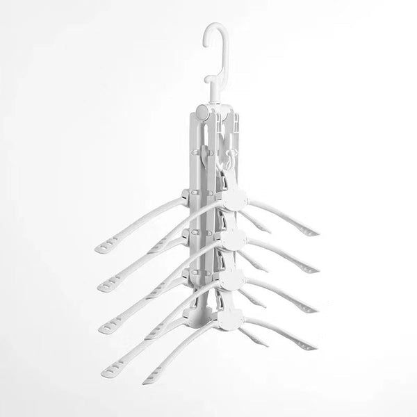 8 Inch 1 Foldable And 360 Degree Clothes Hanger White Highquality Pp Clothes Hangers