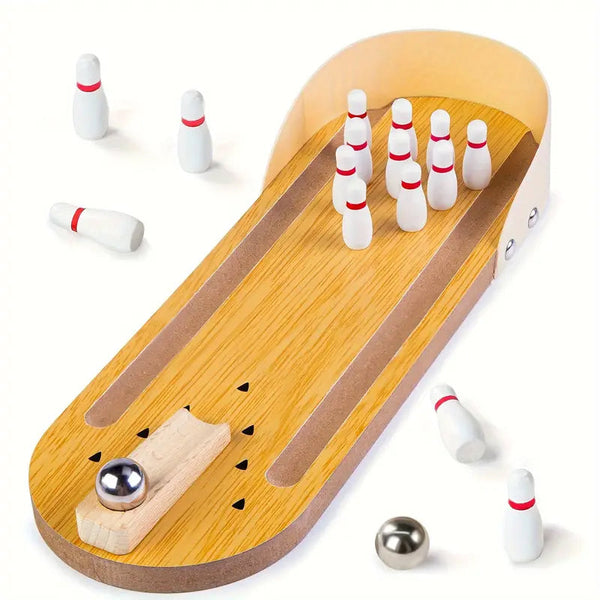 Interactive Toy Mini Bowling Set Tabletop Game Base Board Games