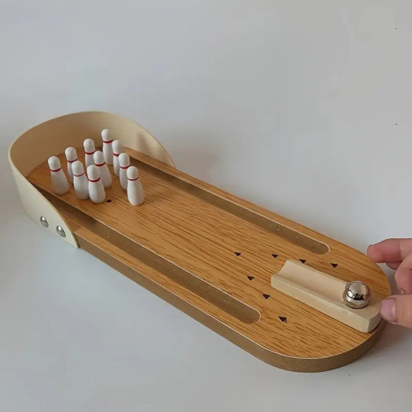 Interactive Toy Mini Bowling Set Tabletop Game Base Board Games