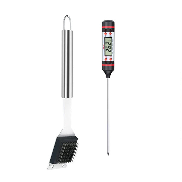 26 Pieces Set Stainless Steel Barbecue Grilling Tools And Accessories With Carry Barbecue Tools