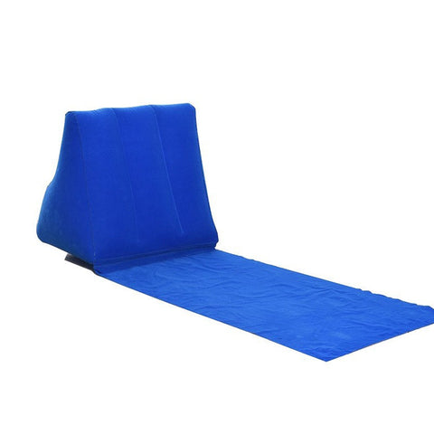 Waterproof Outdoor Inflatable Beach Pillow Triangle Cushion With Mat Beach Chairs