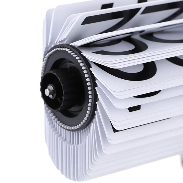 Automatic Page Turner Mechanical Desktop Clock Battery Powered Desk Clocks