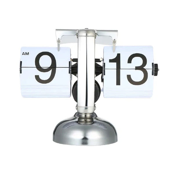 Automatic Page Turner Mechanical Desktop Clock Battery Powered Desk Clocks