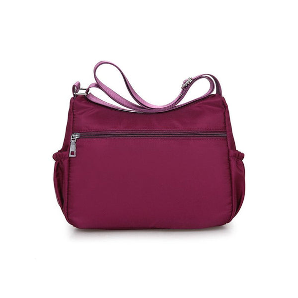 Waterproof Multi Pocket Nylon Womens Shoulder Cross Body Messenger Travel Handbag Women's Bags & Handbags
