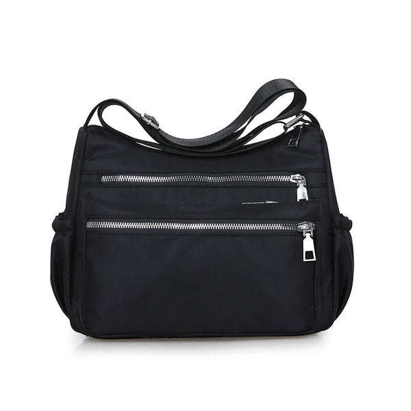 Waterproof Multi Pocket Nylon Womens Shoulder Cross Body Messenger Travel Handbag Women's Bags & Handbags