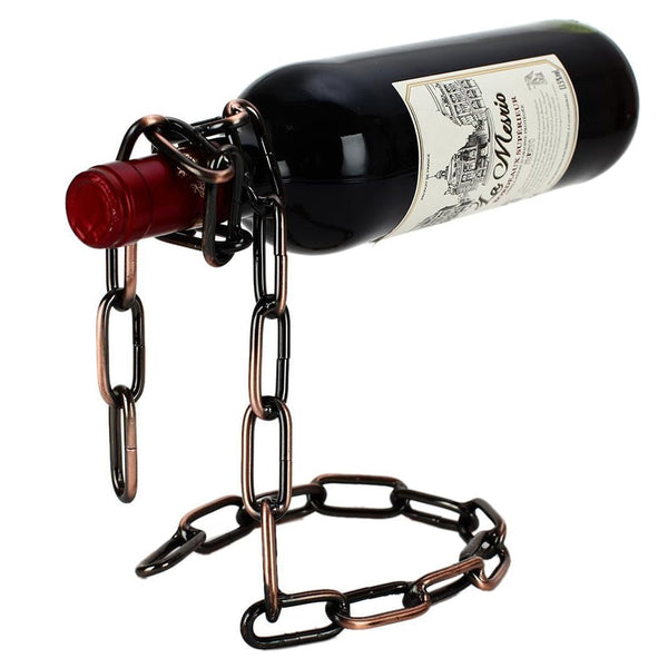 Magic Floating Wine Unique Link Chain Rack For Airborne Racks