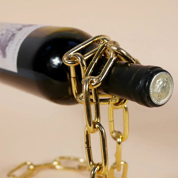 Magic Floating Wine Unique Link Chain Rack For Airborne Racks