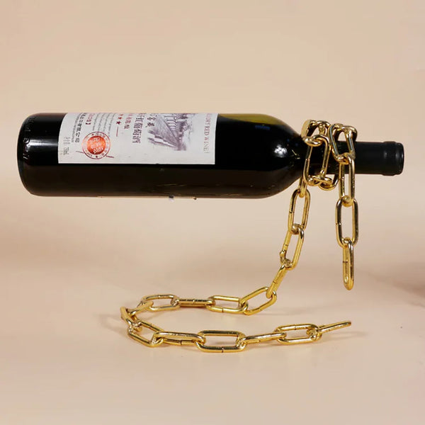 Magic Floating Wine Unique Link Chain Rack For Airborne Racks