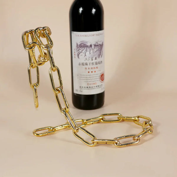 Magic Floating Wine Unique Link Chain Rack For Airborne Racks