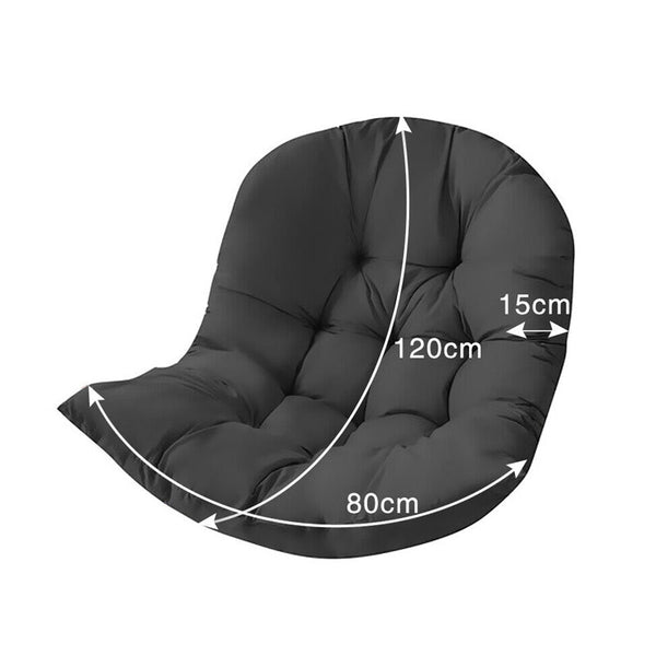 Hanging Egg Chair Cushion Sofa Swing Seat Replacement Padded Patio Furniture Cushions & Pads