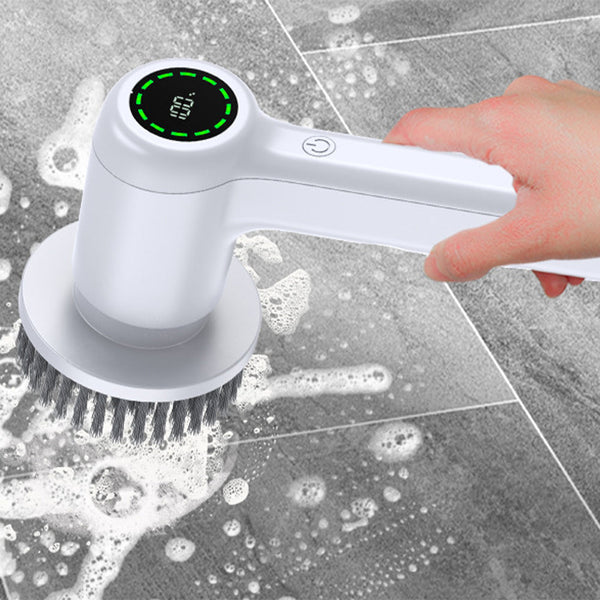 Cordless Electric Spin Scrubber Multifunctional Cleaning Brush Usb Rech Cleaning Brushes