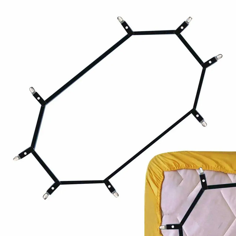 360 Degrees Elastic Bedsheet Strap Fastener Durable Flexible Highquality Polyes Sheets