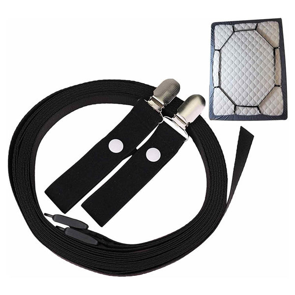 360 Degrees Elastic Bedsheet Strap Fastener Durable Flexible Highquality Polyes Sheets