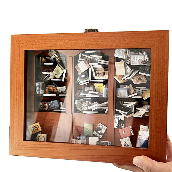 Anxiety Bookshelf Stress Relief Sensory Desk Toy With Miniature Squeezable Stress Relievers