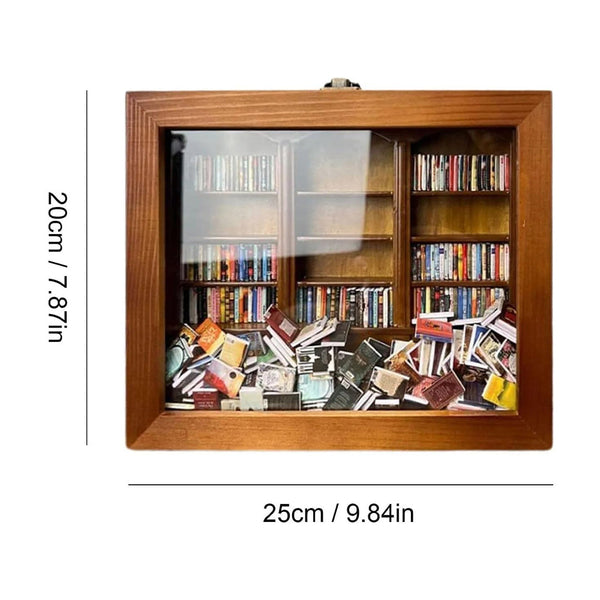 Anxiety Bookshelf Stress Relief Sensory Desk Toy With Miniature Squeezable Stress Relievers