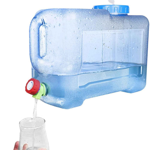 Portable Outdoor Water Storage Container Emergency Drinking Jug With Faucet