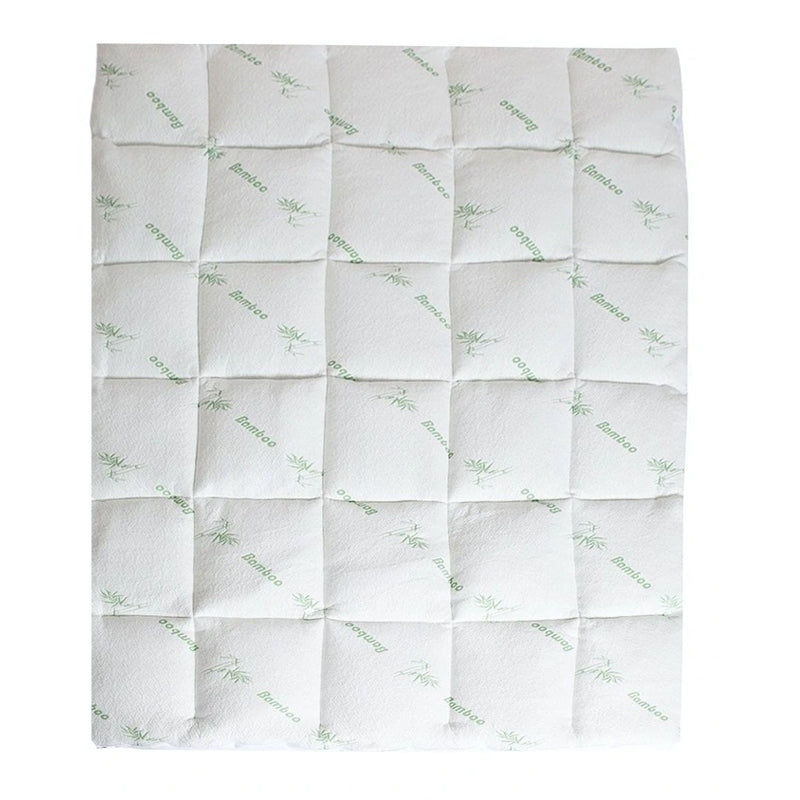Thick And Breathable Natural Bamboo Mattress Topper Soft Quilted Bed Protector Mattress Toppers & Protectors