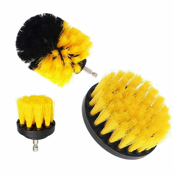 27Pcs Drill Brush Attachments Car Detailing Kit For Auto Exterior Interior Cleaning Brushes