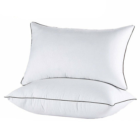 Pack Of 2 Hotel Quality Comfortable And Washable High Support Medium Firm Pillows