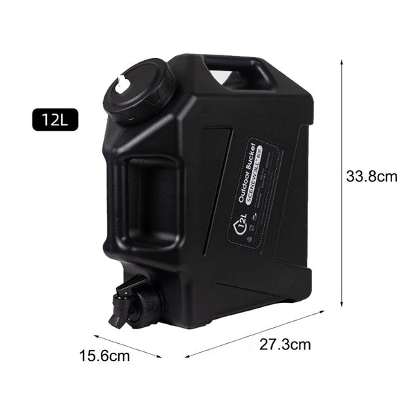 12L Capacity Portable Water Storage Container For Outdoor Camping Water Carriers & Jerrycans