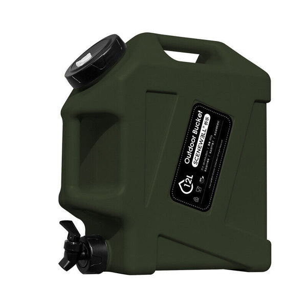 12L Capacity Portable Water Storage Container For Outdoor Camping Water Carriers & Jerrycans