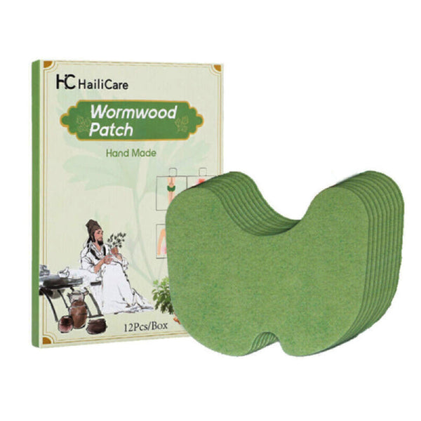 12/24 Count Warming Wormwood Herbal Plaster Heat Patches For Knees Back Neck Shoulder Other Natural Remedies